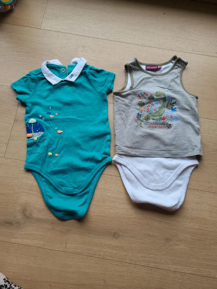 Lot de 2 bodies Sergent Major