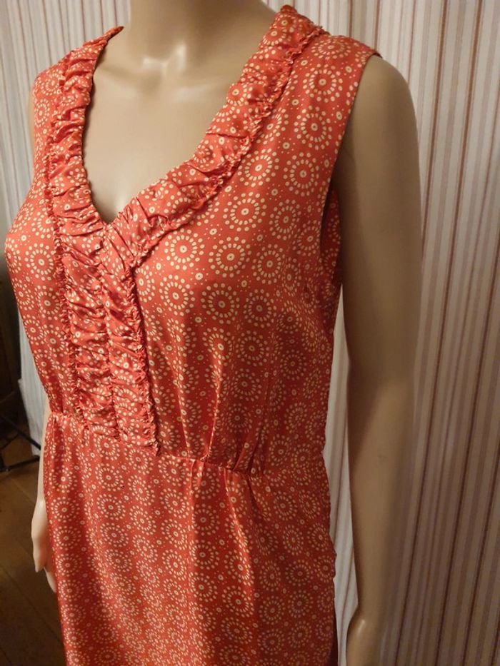 Jolie Robe Nougat London 100%soie taille 3 - photo numéro 4