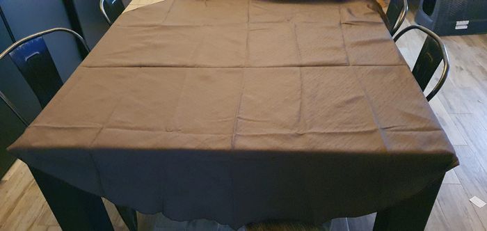Nappe ronde marron
