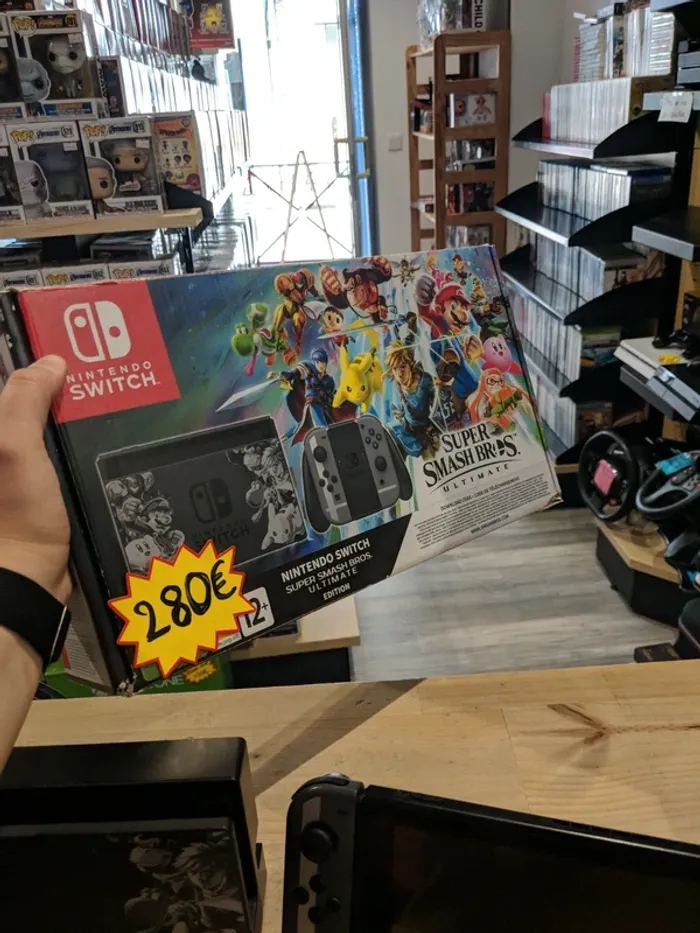 Nintendo Switch V1 Édition Super Smash Bros - photo numéro 5