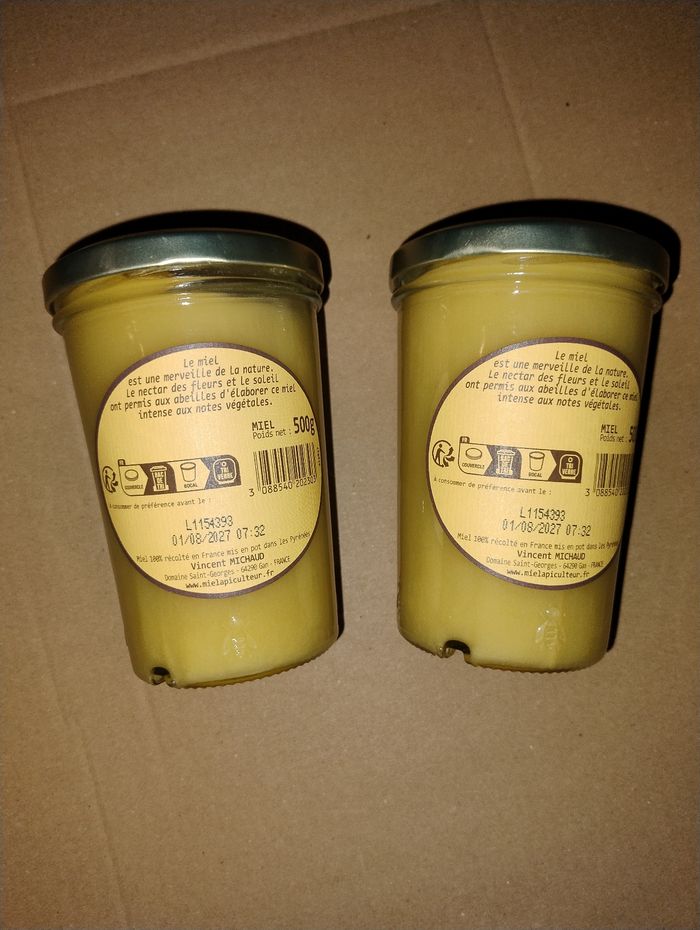 Miel crémeux 100% récolté en France domaine Saint Georges 2 x 500g - photo numéro 2