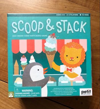 Jeu empilage glaces 4 ans Scoop and Stack Petit Collage NEUF