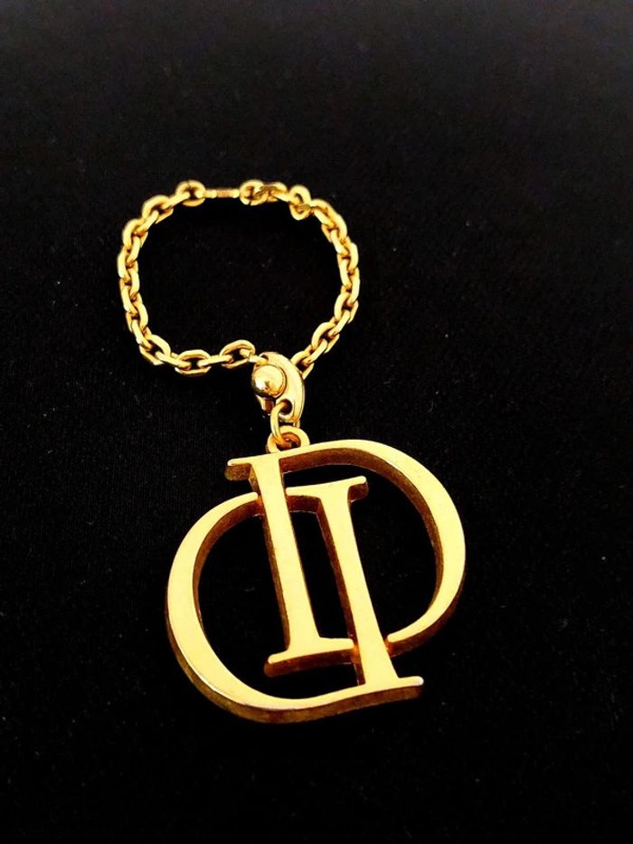 Magnifique porte clé Decat Paris en plaqué or vintage - photo numéro 4