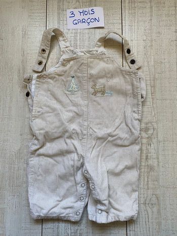 Salopette sapin et cerf