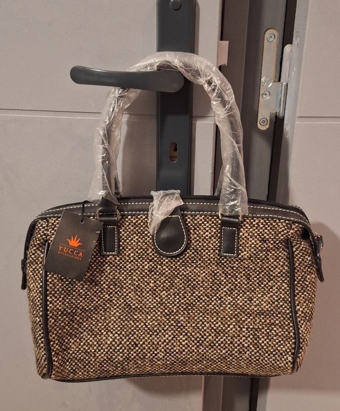 Sac à main tweed jamais utilisé - photo numéro 2