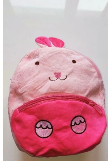 Petit sac à dos doudou lapin rose neuf