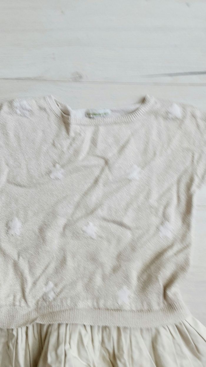 Vêtement fille robe dorée brillante Vert Baudet 3 ans - photo numéro 2