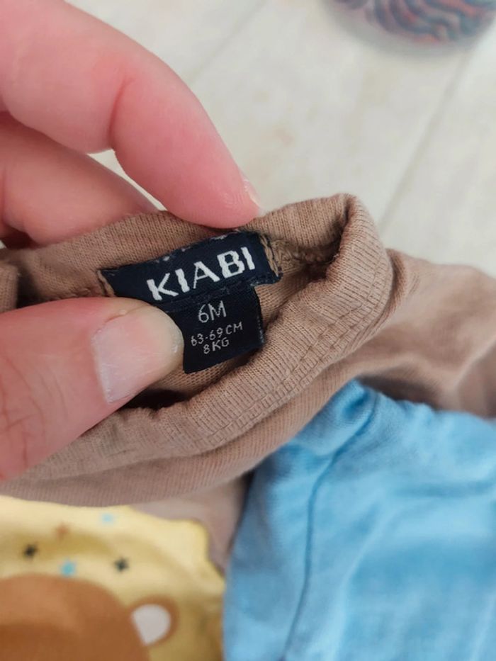 Lot de 4 pyjamas manches longues en 6 mois - photo numéro 2