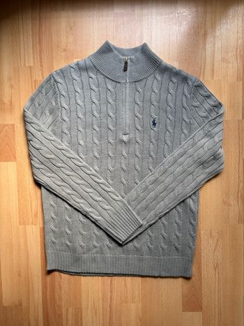 Pull zip torsadé Ralph Lauren 