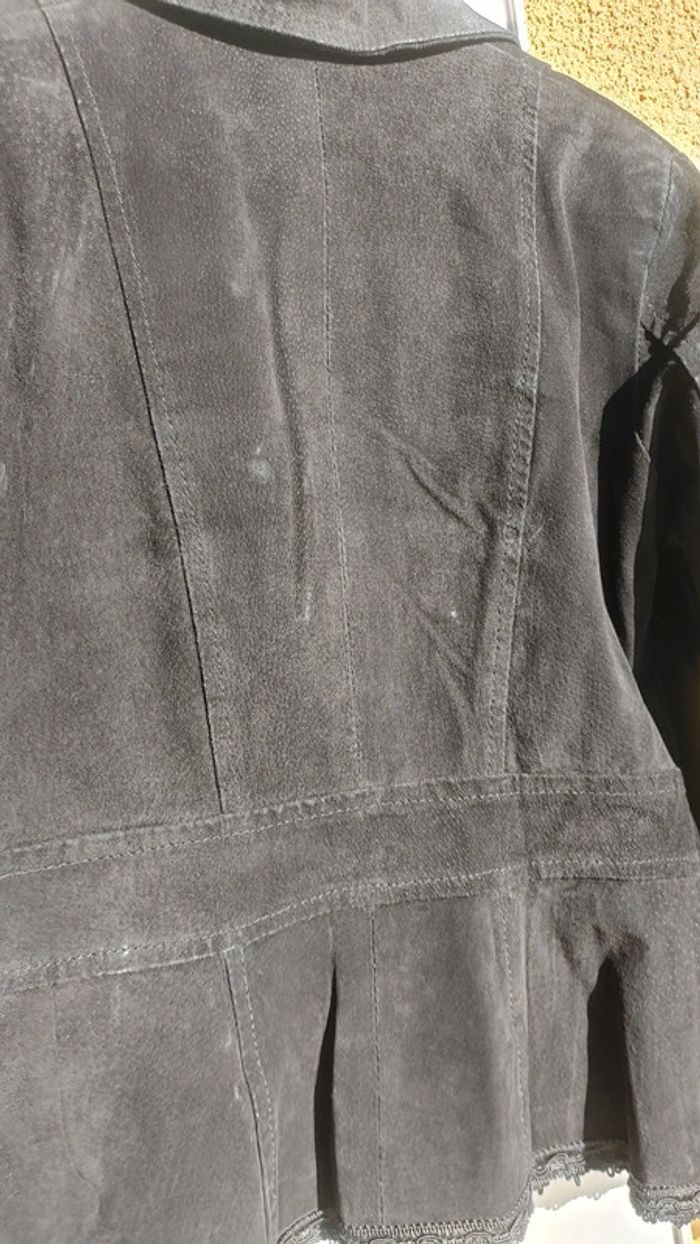 Veste en cuir daim velours - photo numéro 12