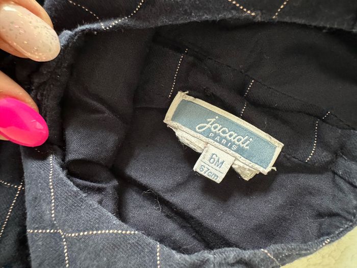 Robe bleu et doré 6 mois - photo numéro 3