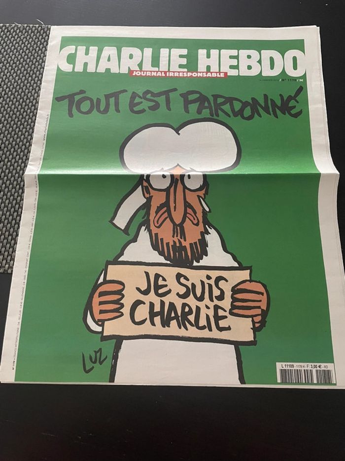 Charlie Hebdo n°1178 - 14 janvier 2015 - Édition collector