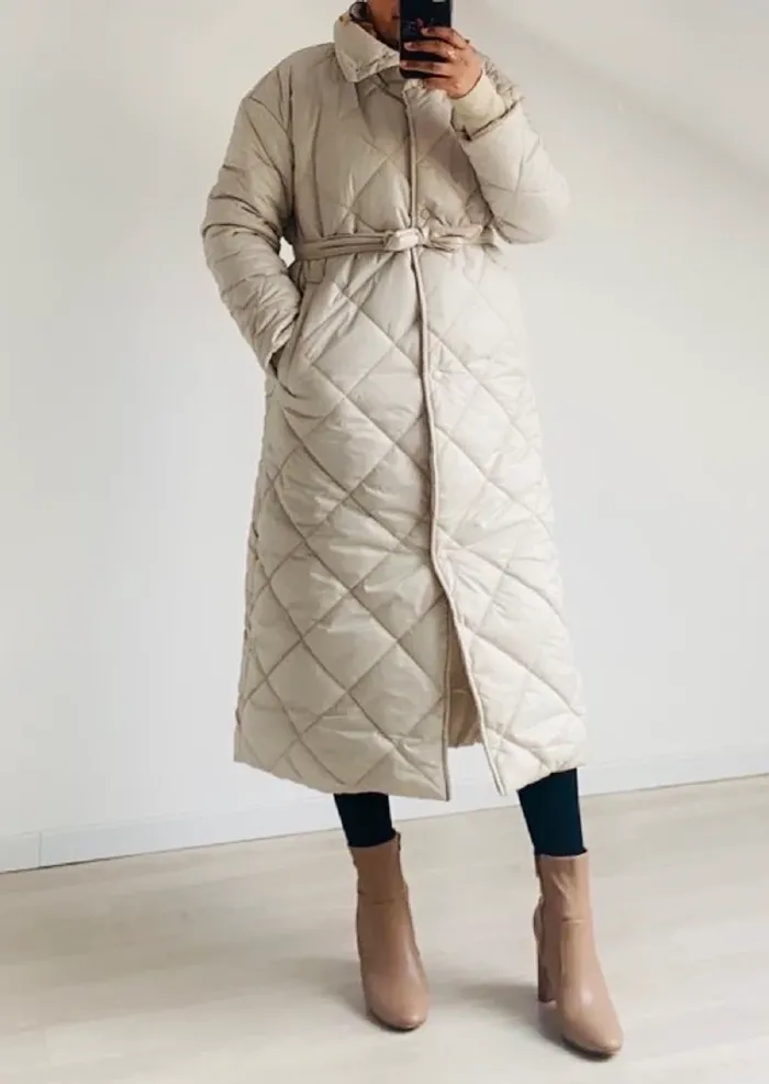 Doudoune beige