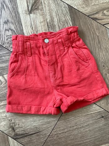 Short jean taille haute Corail Kiabi 4 ans