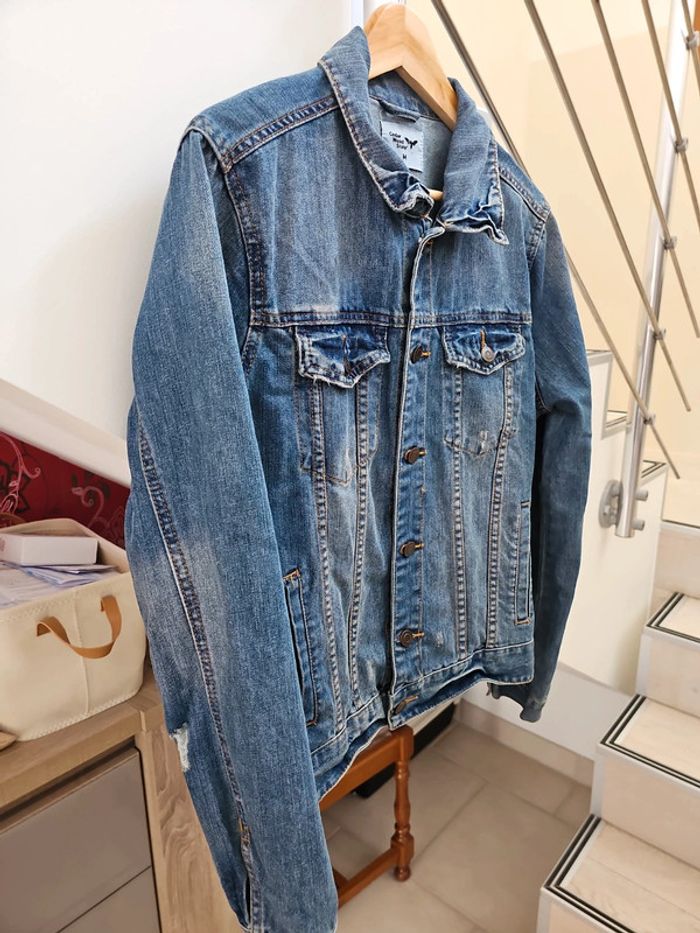 Veste en jean taille M - photo numéro 3