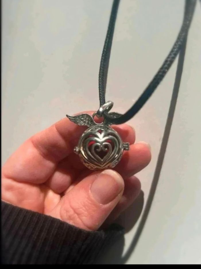 Collier bola de grossesse avec bille aile d ange - photo numéro 2