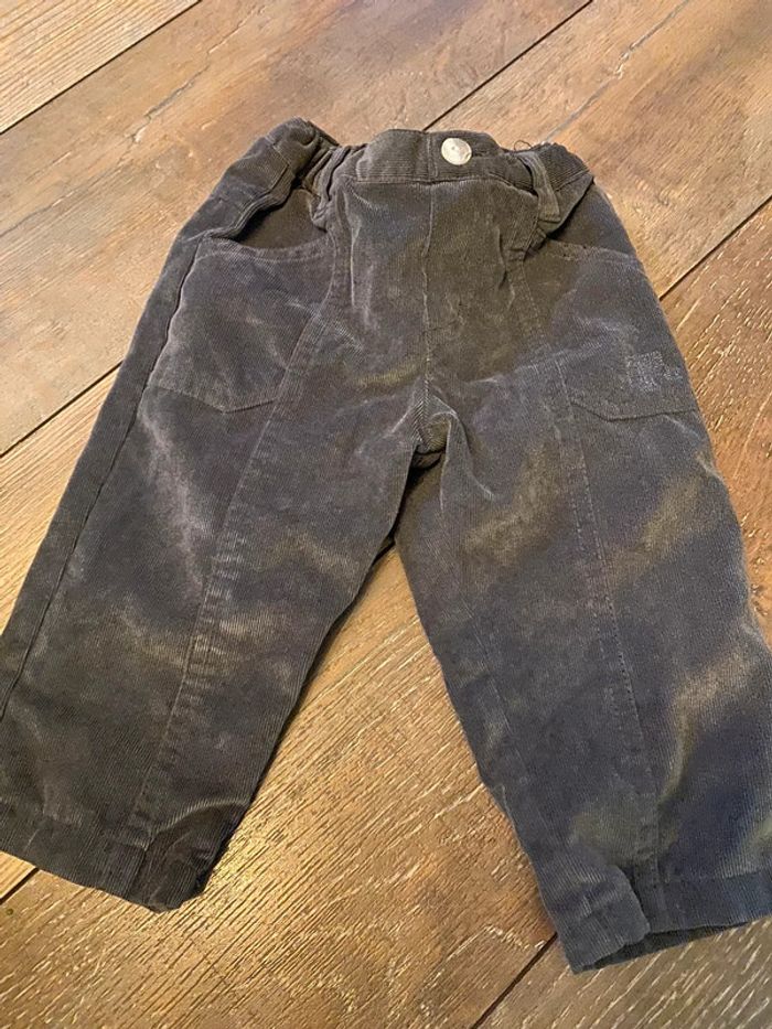 Pantalon gris anthracite 9 mois tutto piccolo