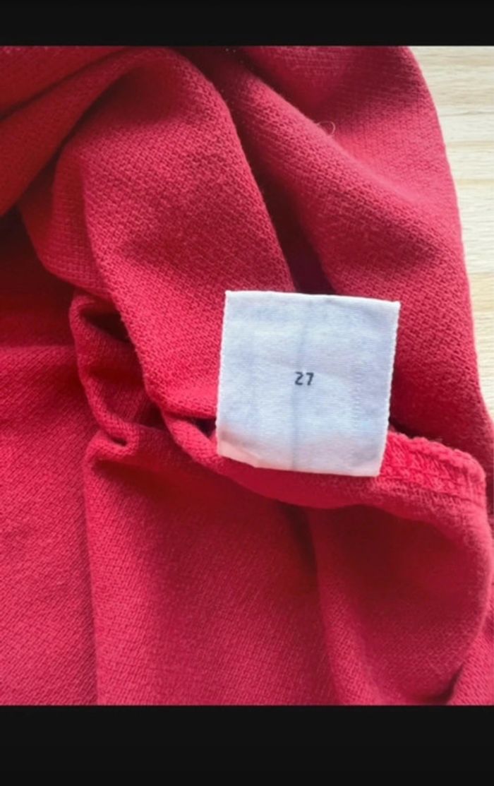 Polo Ralph Lauren golf vintage rouge logo bleu marine taille XL. - photo numéro 7