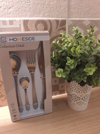 Ménagère 24 couverts homeside collection chloé neuve