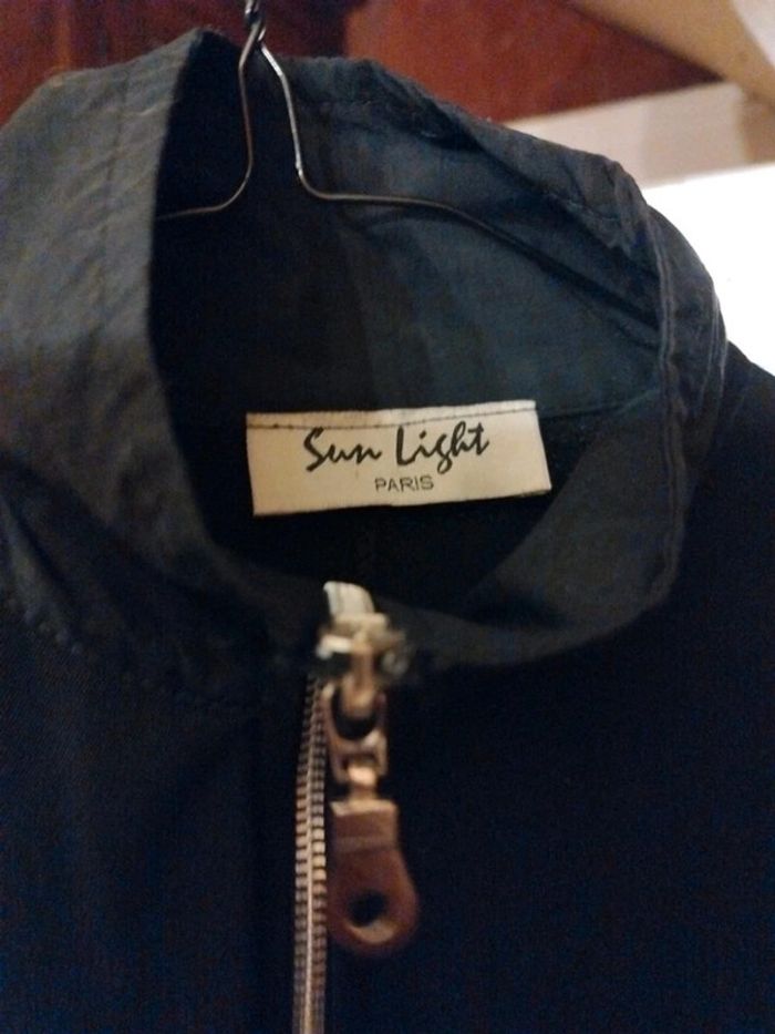 Veste noire bombers sportswear y2k S/36 vintage - photo numéro 7