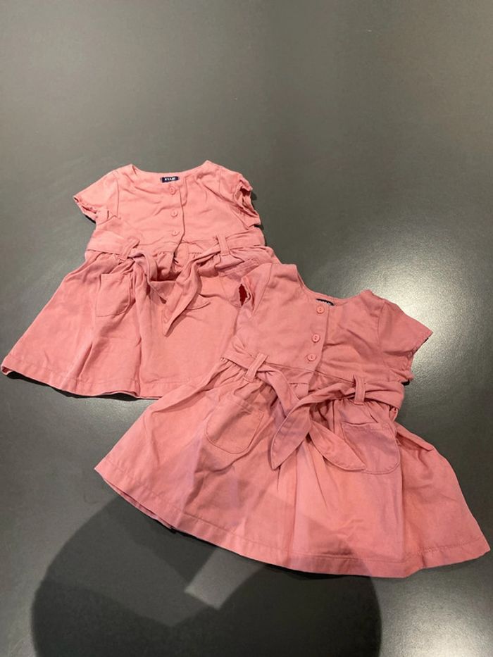 Lot de 2 robes 6 mois kiabi