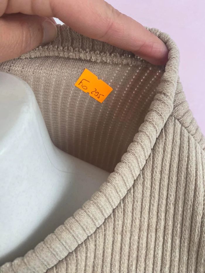 Ensemble fille pantalon patte d’éph et pull chemise Réf F10 295 - photo numéro 6