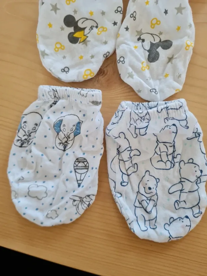 Lot moufles et bonnet naissance - photo numéro 2