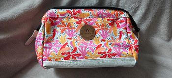 Trousse de toilette Cabaïa rose orange