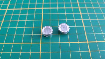 Lot x2 grand phares avant pièce détachée miniature Maisto Bmw 502 1955 1/18 1/18e 1/18ème #C63