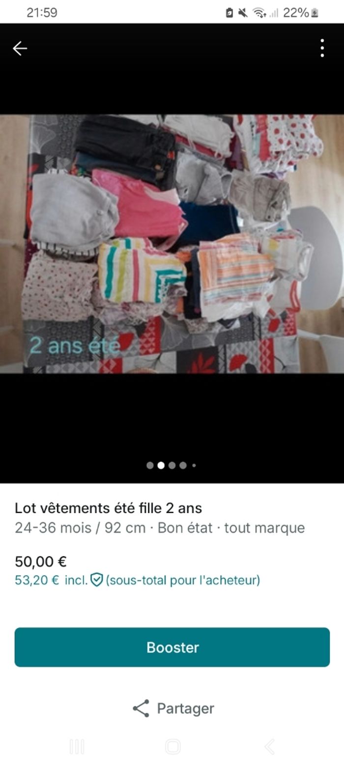 Lot de vêtements fille été - photo numéro 2