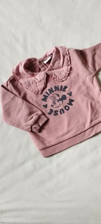 Pull col Minnie rose 18 MOIS