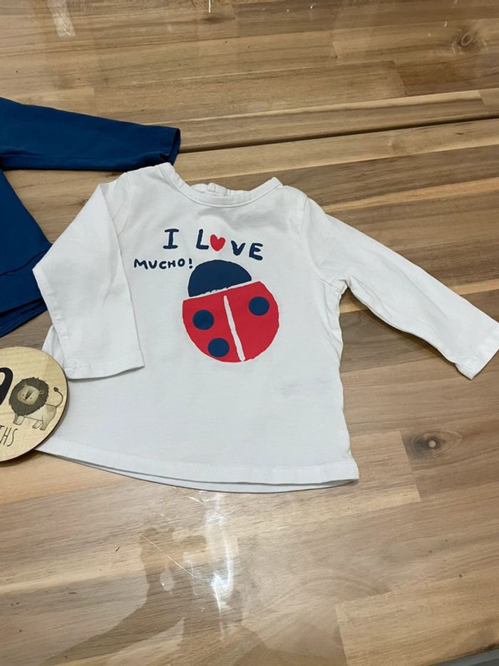 2 polos basic 9 mois tex baby - photo numéro 3