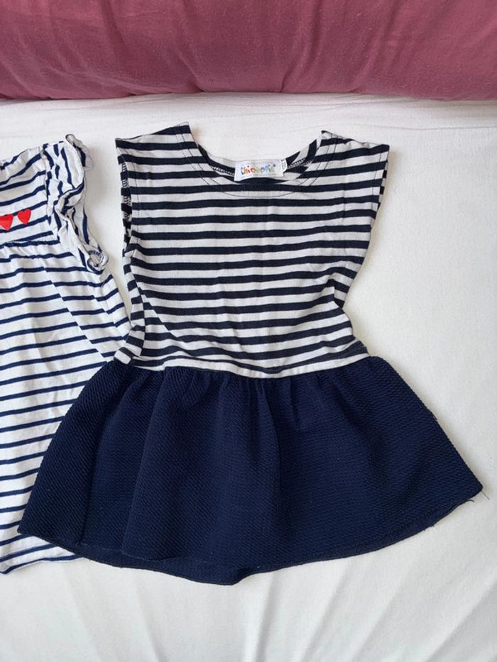 Lot 4 robes marinière - photo numéro 4