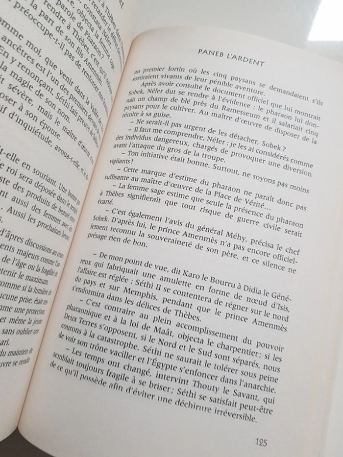 Christian Jacq (Auteur) La pierre de lumière - tome 3 Paneb l'ardent - photo numéro 3