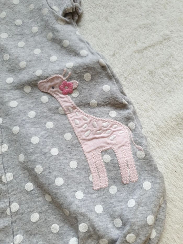 Barboteuse à pois girafe rose - photo numéro 2