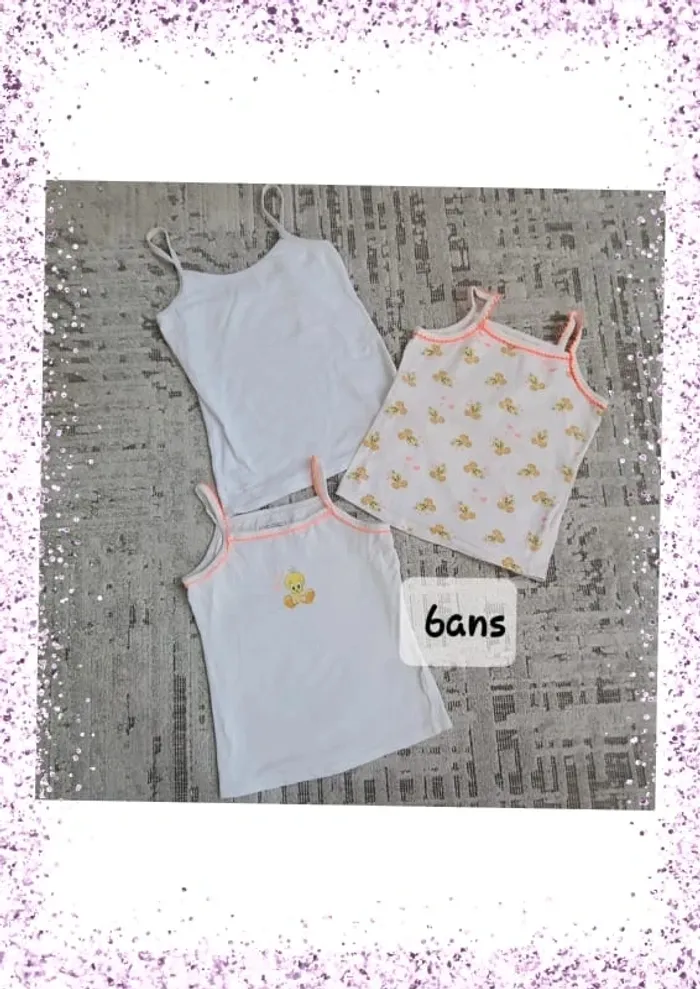 Lot debardeurs 6 ans