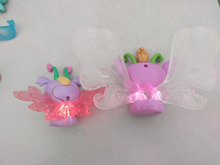 Lot petshop lps taille L, XL et papillons lumineux, lapin, poisson accessoires deguisements - photo numéro 5