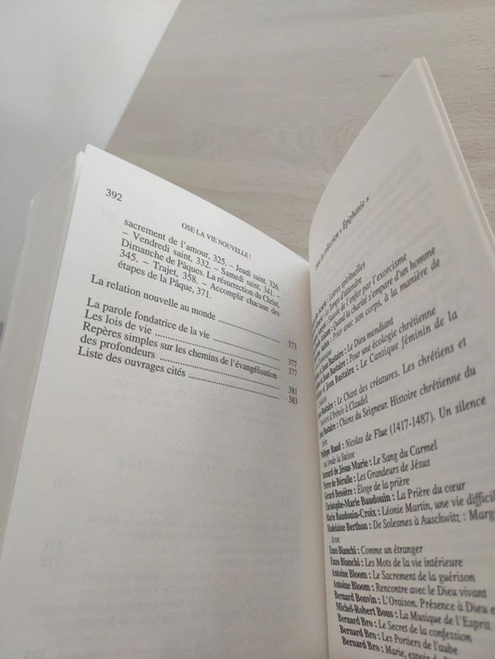 Livre ose la vie nouvelle les chemins Pâques Pacot évangélisation des profondeurs - photo numéro 11