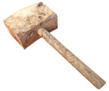 Ancien maillet de menuisier
