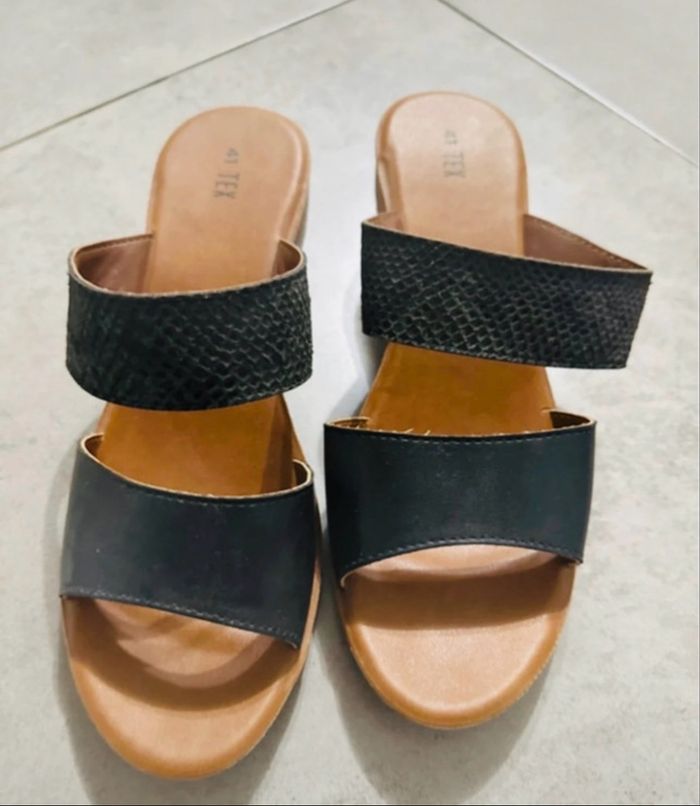 🌼sandales compensés pointure 41🌼 - photo numéro 3
