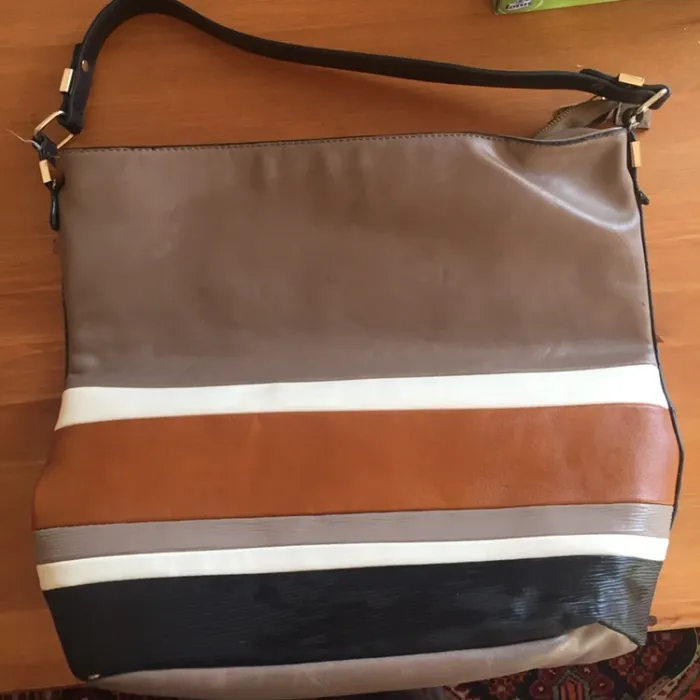 Sac à main Parfois marron / beige