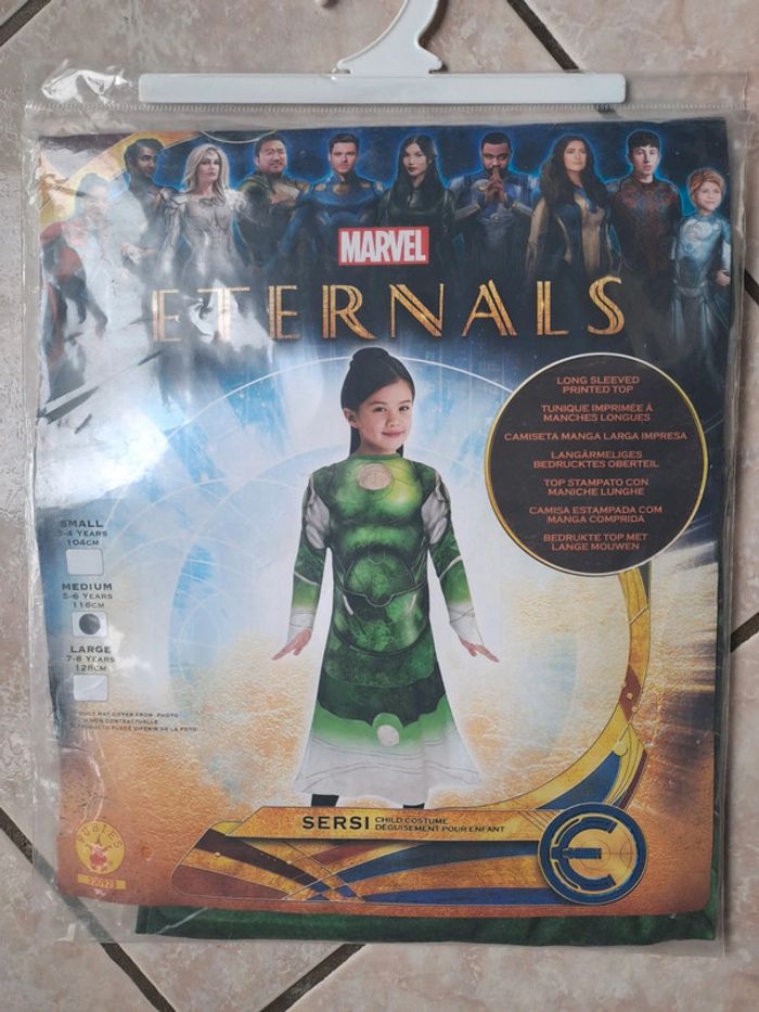 Déguisement marvel éternels sersi