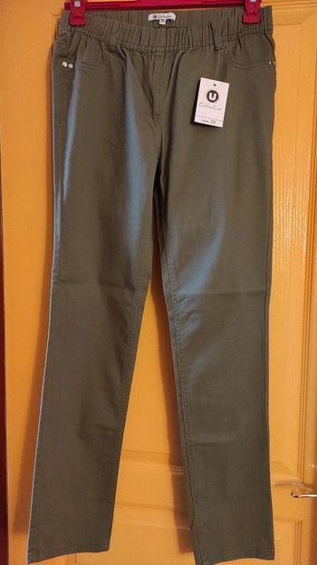 Pantalon jegging kaki