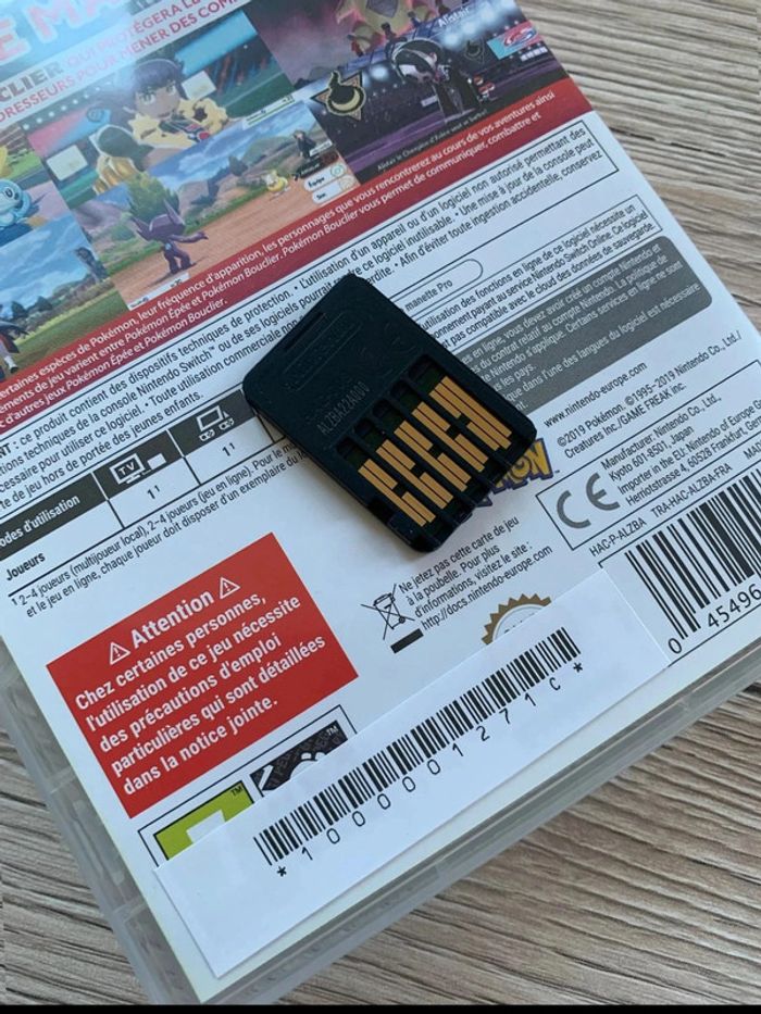 Pokémon Bouclier Nintendo Switch Complet – Très Bon État 1271C - photo numéro 2
