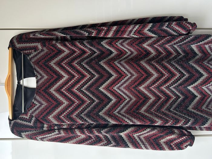 Robe doublée bordeaux pailletée - Taille M - photo numéro 2