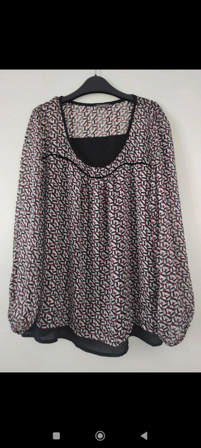 Blouse à motifs colorés taille 44 Formul