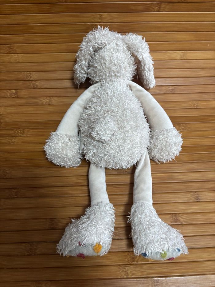 Doudou lapin beige écru les zazous moulin roty - photo numéro 2