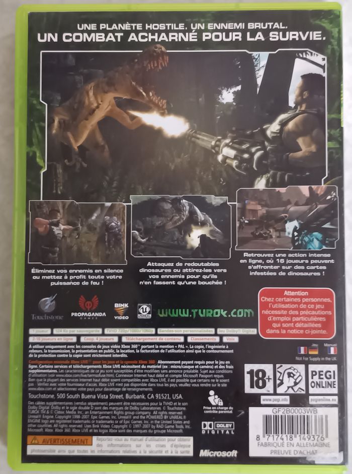 Turok - Xbox 360 - Complet - Pal - photo numéro 2