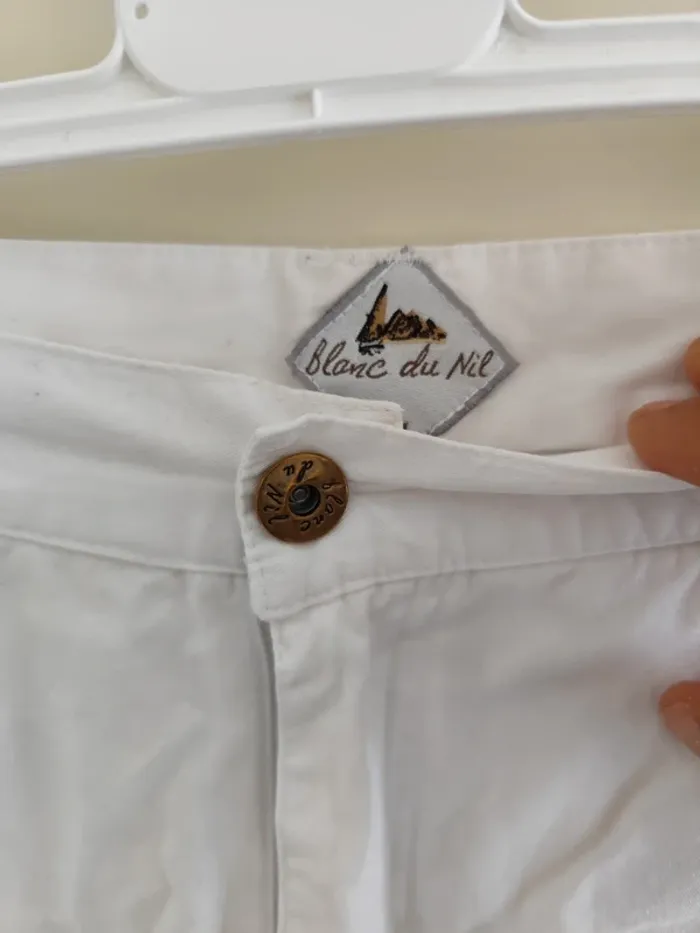 Beau short / bermuda Blanc du Nil style cargo M - photo numéro 8