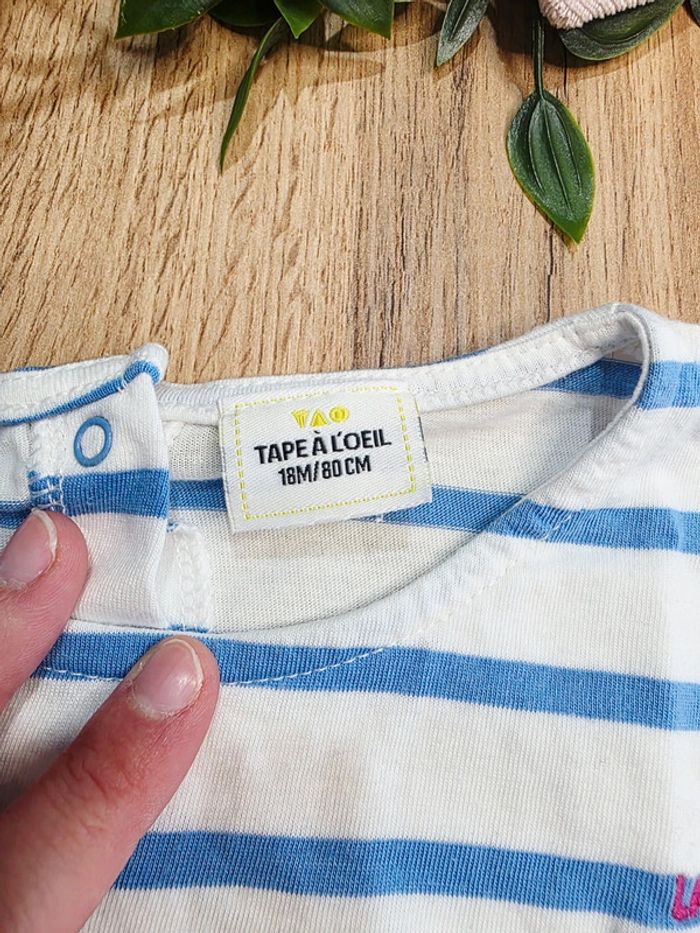 T-shirt manches longues neuf Tape à l'œil 18 mois - photo numéro 3
